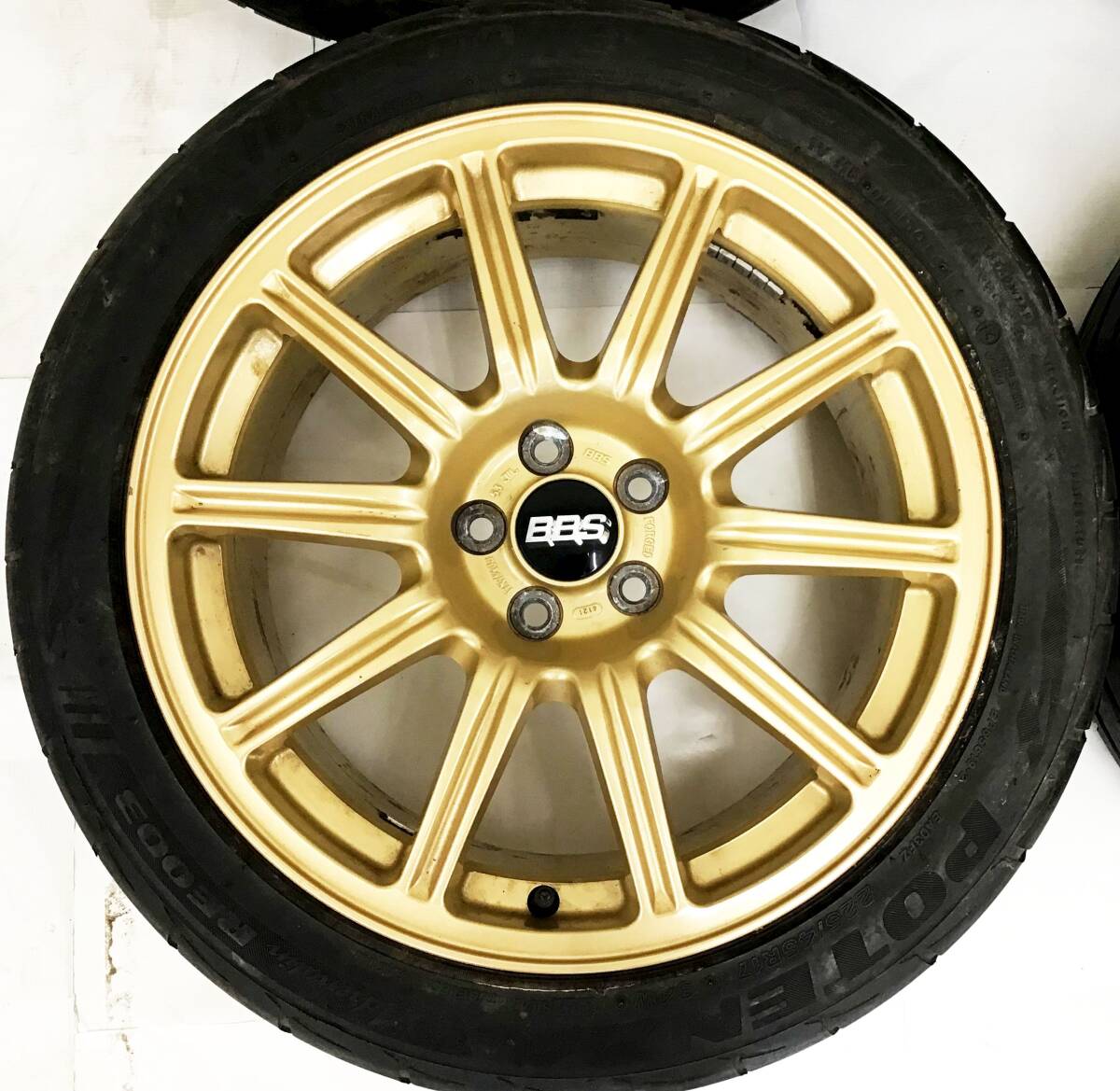 4本セット 17インチ スバル インプレッサ WRX STi 純正 BBS アルミ 