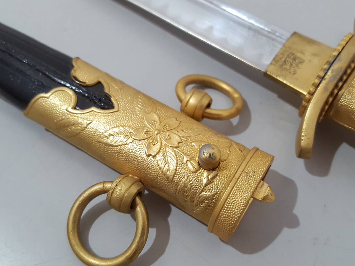初だし】海軍短剣 レプリカ/大日本帝国海軍士官短剣/模造刀/箱付き
