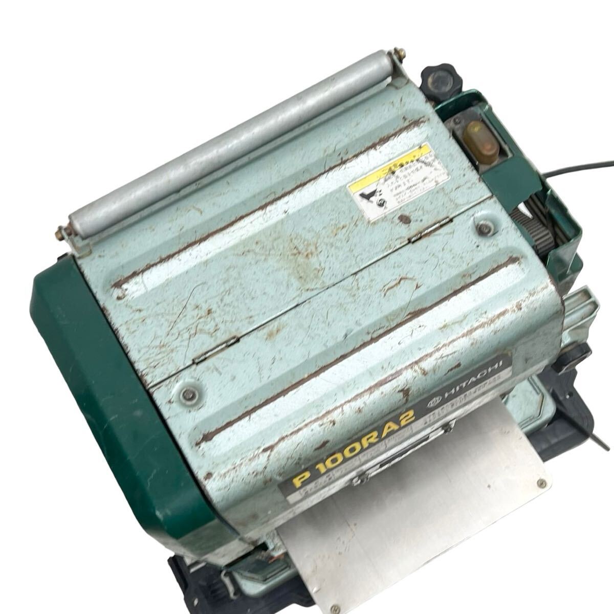 ○動作品 日立工機 312mm 小形自動かんな盤 HITACHI P100RA2 木工 大工 