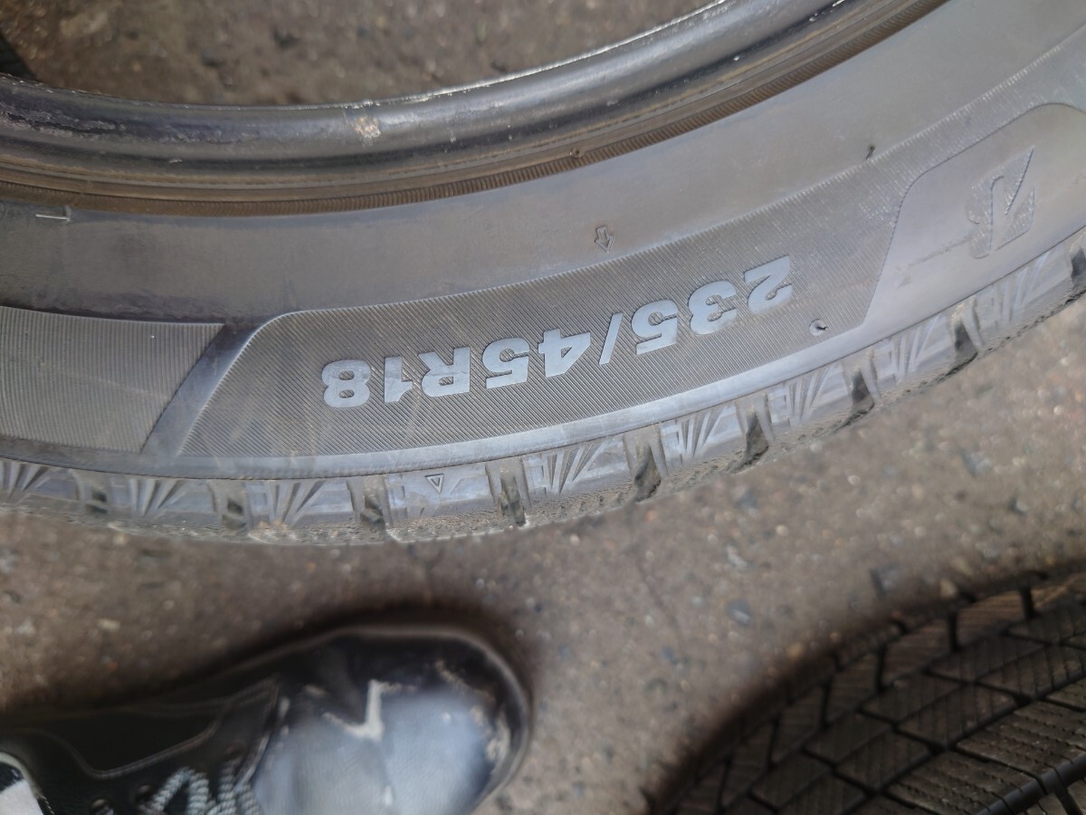 BRIDGESTONE スタッドレスタイヤ BLIZZAK VRX3 2022年製　9分山　235/45R18 4本 _7