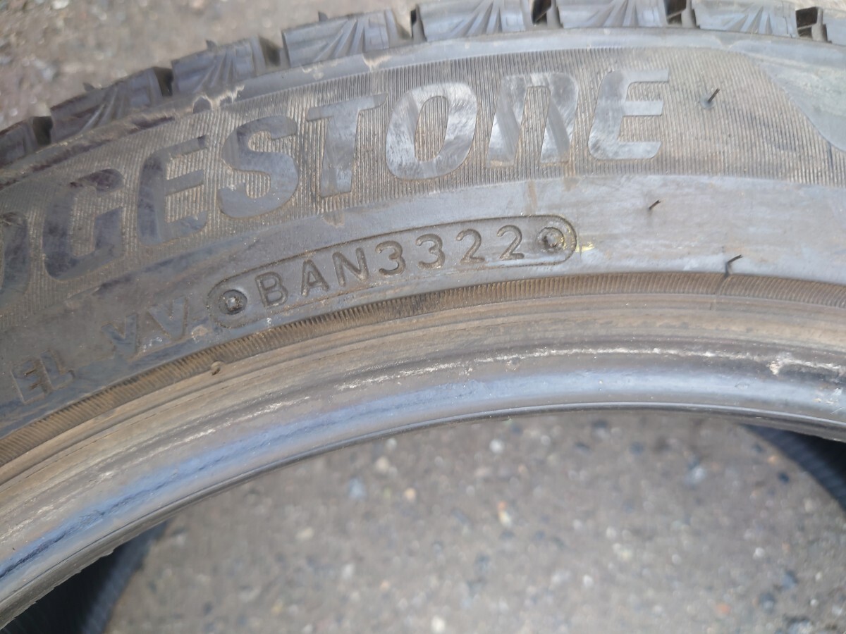 BRIDGESTONE スタッドレスタイヤ BLIZZAK VRX3 2022年製　9分山　235/45R18 4本 _9