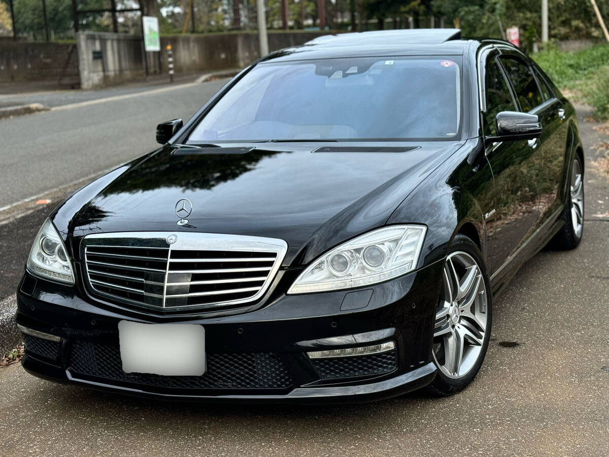 W221 後期型 S63 V8BITURBO 544ps 極美車 サンルーフ/ハーマンカードン/パワートランク/ブラインドスポット 検令和7年6月迄 _1