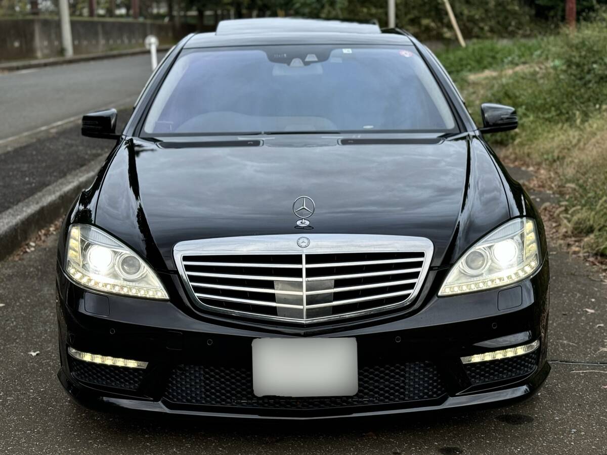 W221 後期型 S63 V8BITURBO 544ps 極美車 サンルーフ/ハーマンカードン/パワートランク/ブラインドスポット 検令和7年6月迄 _2