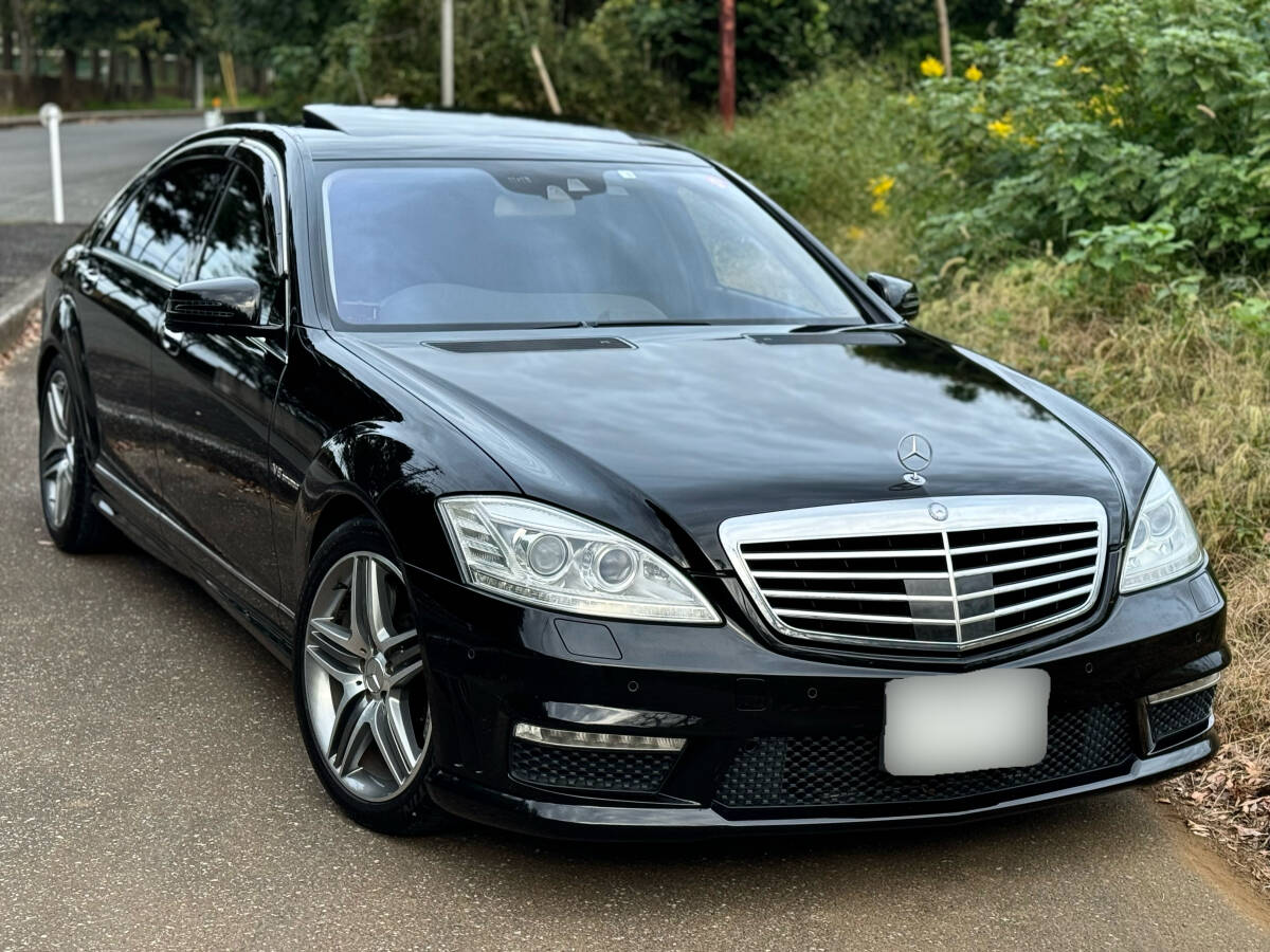 W221 後期型 S63 V8BITURBO 544ps 極美車 サンルーフ/ハーマンカードン/パワートランク/ブラインドスポット 検令和7年6月迄 _3
