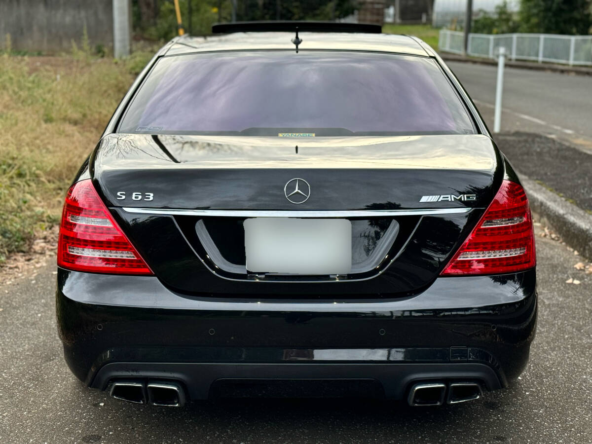 W221 後期型 S63 V8BITURBO 544ps 極美車 サンルーフ/ハーマンカードン/パワートランク/ブラインドスポット 検令和7年6月迄 _5