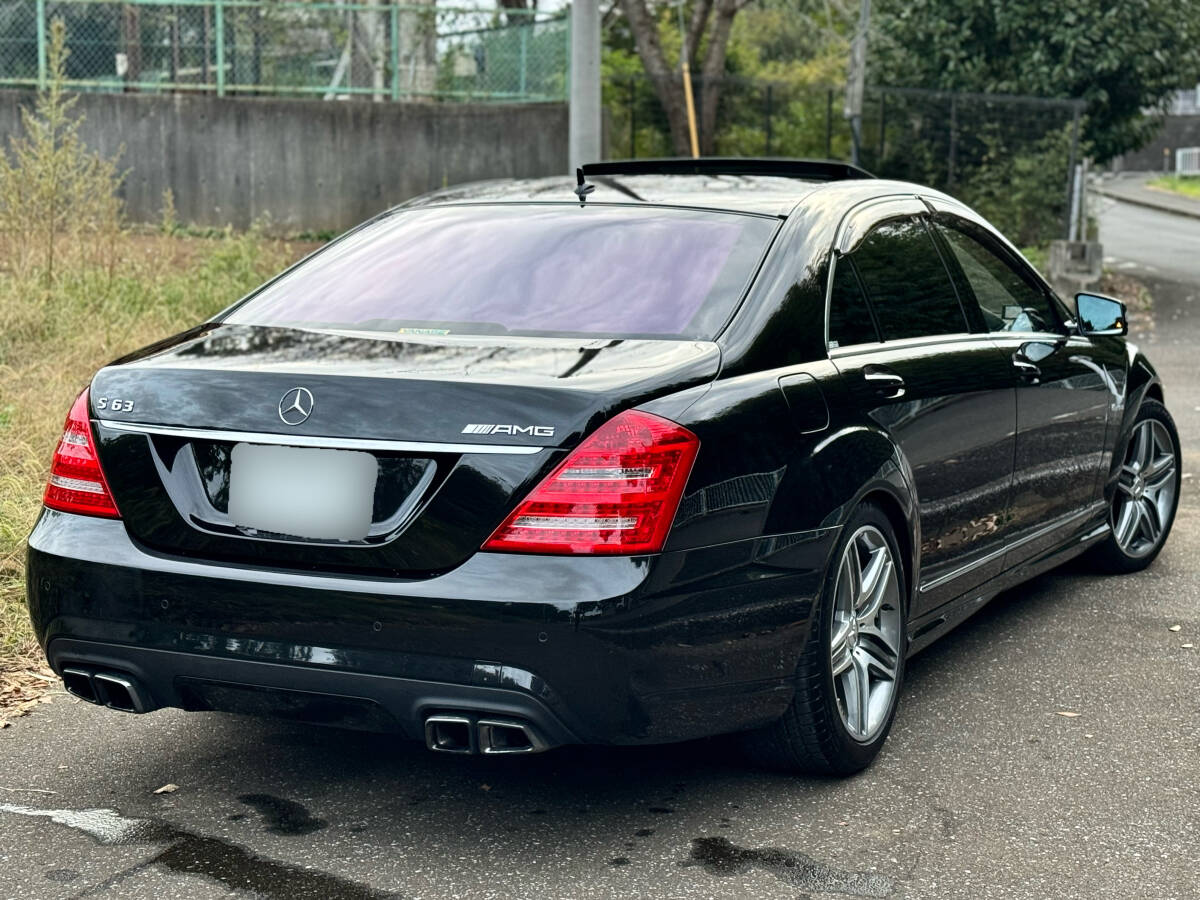 W221 後期型 S63 V8BITURBO 544ps 極美車 サンルーフ/ハーマンカードン/パワートランク/ブラインドスポット 検令和7年6月迄 _6