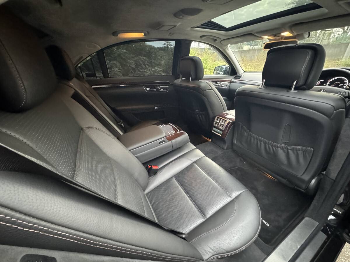 W221 後期型 S63 V8BITURBO 544ps 極美車 サンルーフ/ハーマンカードン/パワートランク/ブラインドスポット 検令和7年6月迄 _9