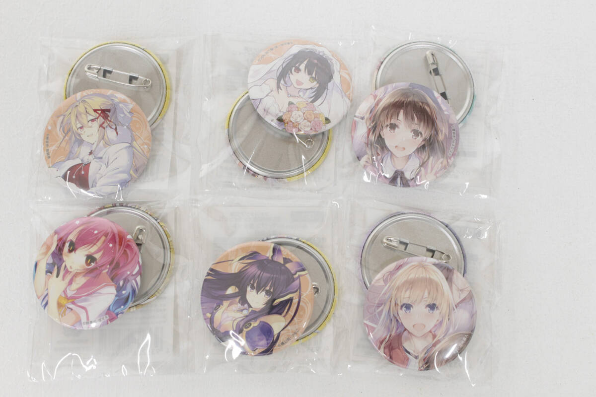 ファンタジア文庫オンラインくじ 缶バッジセット 時崎狂三 サラサ・フィード 中古・未開封品】 ファンタジア文庫35周年記念オンラインくじ 44mm缶
