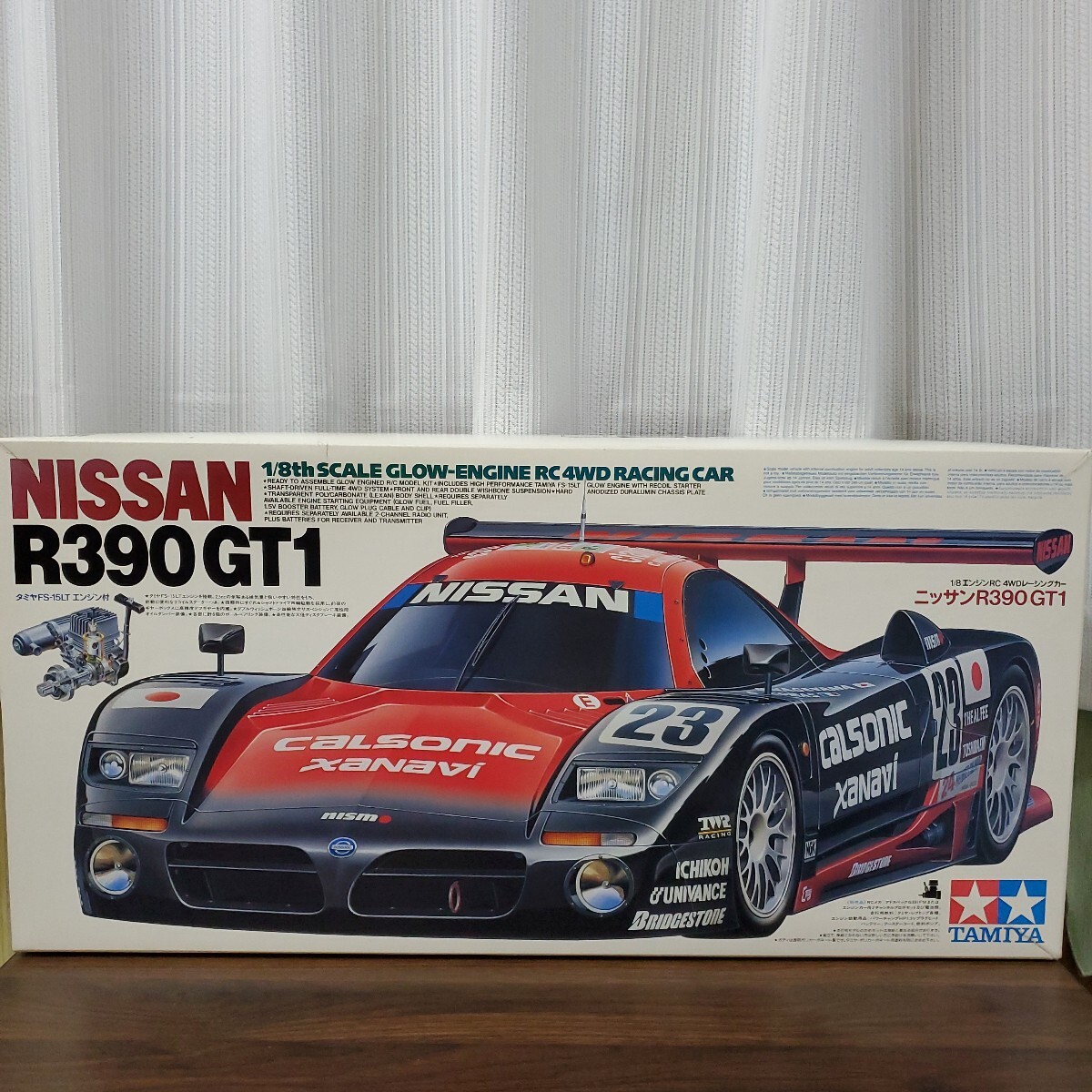 タミヤ 1/8スケール NISSAN R390GT-1 TGX-Mk-1 エンジンラジコン 絶版