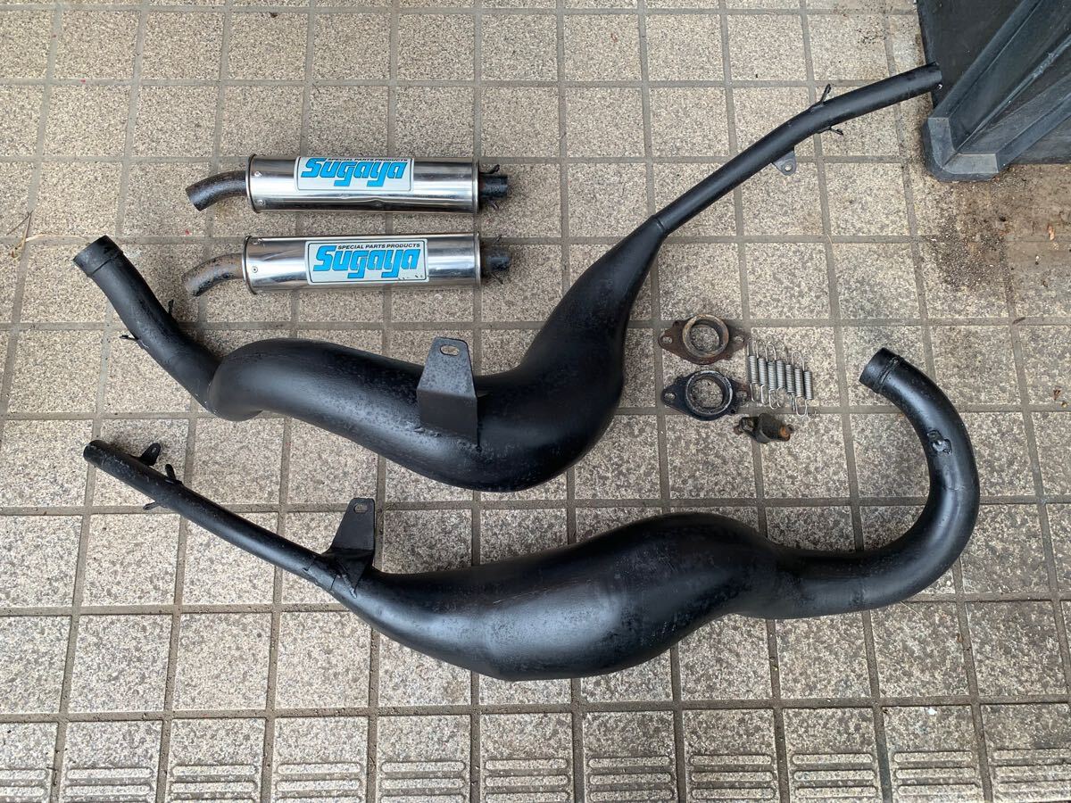 スズキ　vj21a ウルフ250 おまけスガヤチャンバー付き SUZUKI】WOLF250｜VJ21A｜Sugaya製チャンバー、BEET製エアロシャーク