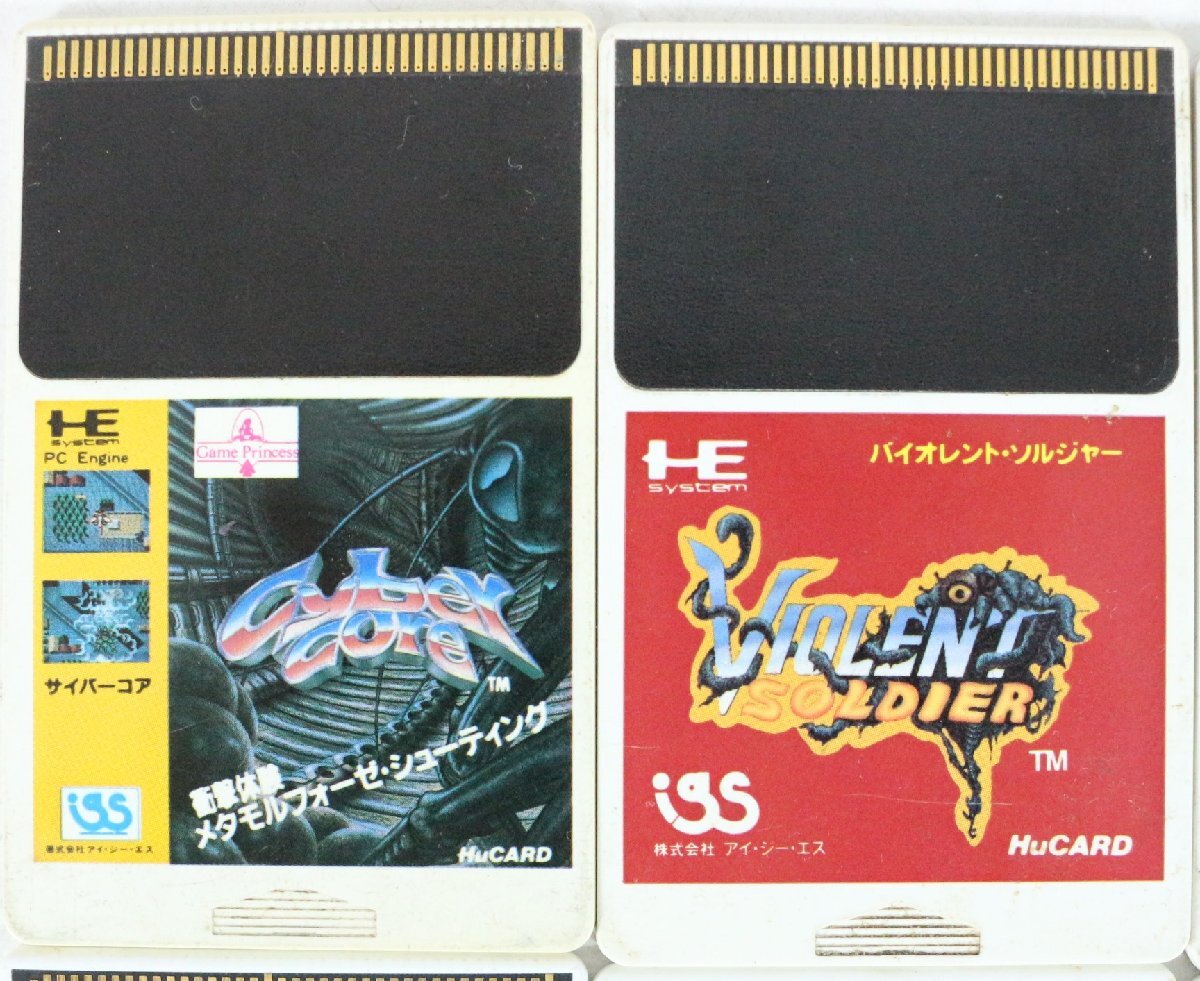 ト足】 PCエンジン HuCARD カード まとめ バイオレントソルジャー