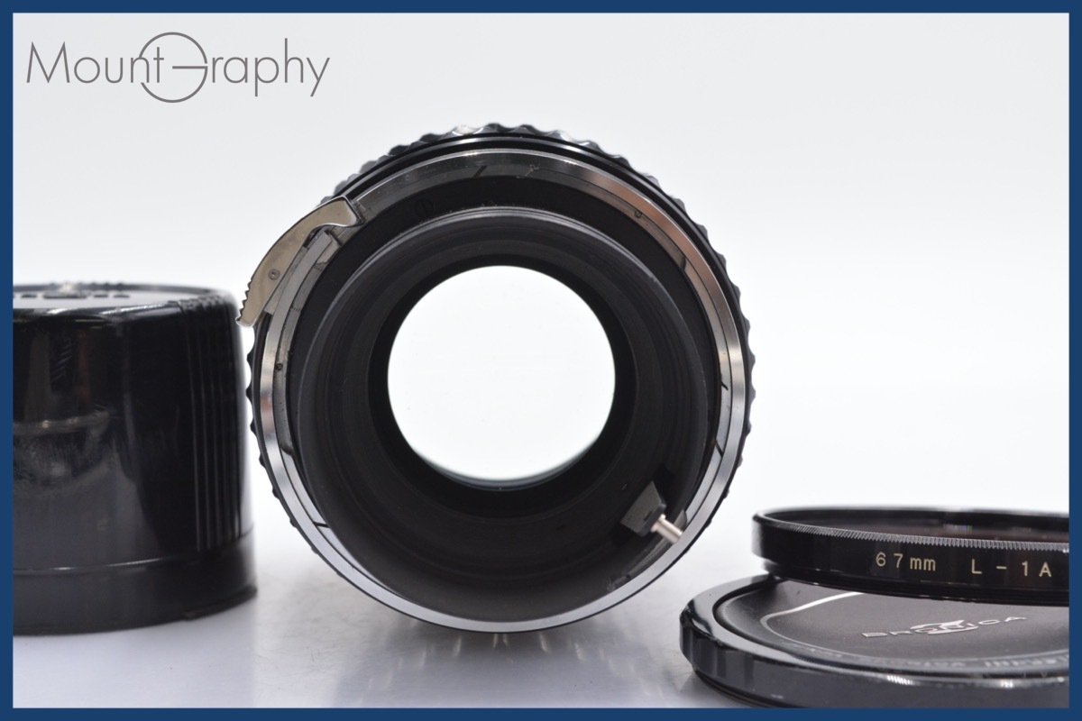 ☆極上美品☆ ブロニカ BRONICA ZENZANON 150mm F3.5 前後キャップ