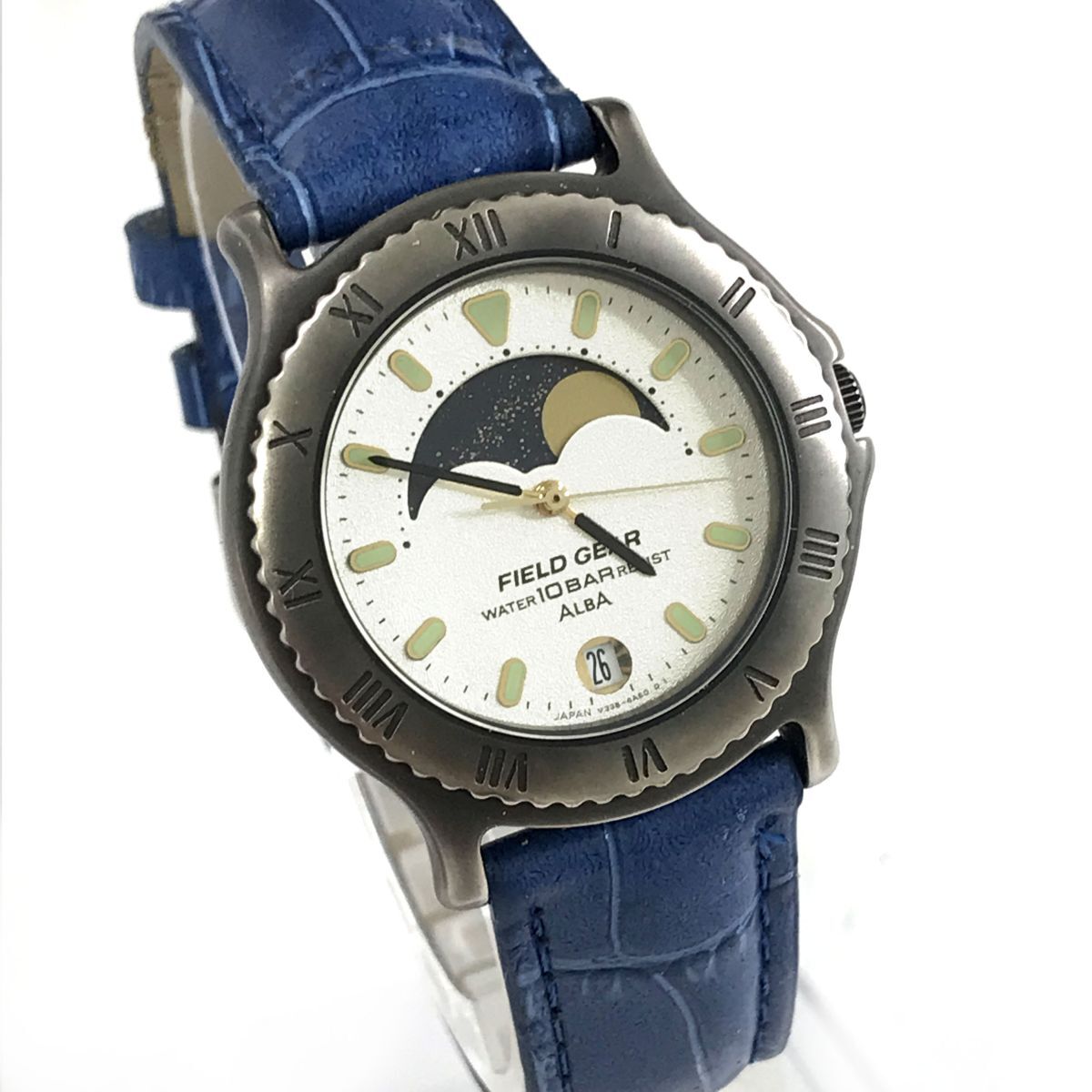 美品 SEIKO セイコー ALBA アルバ FIELD GEAR 腕時計 V338-6A50 