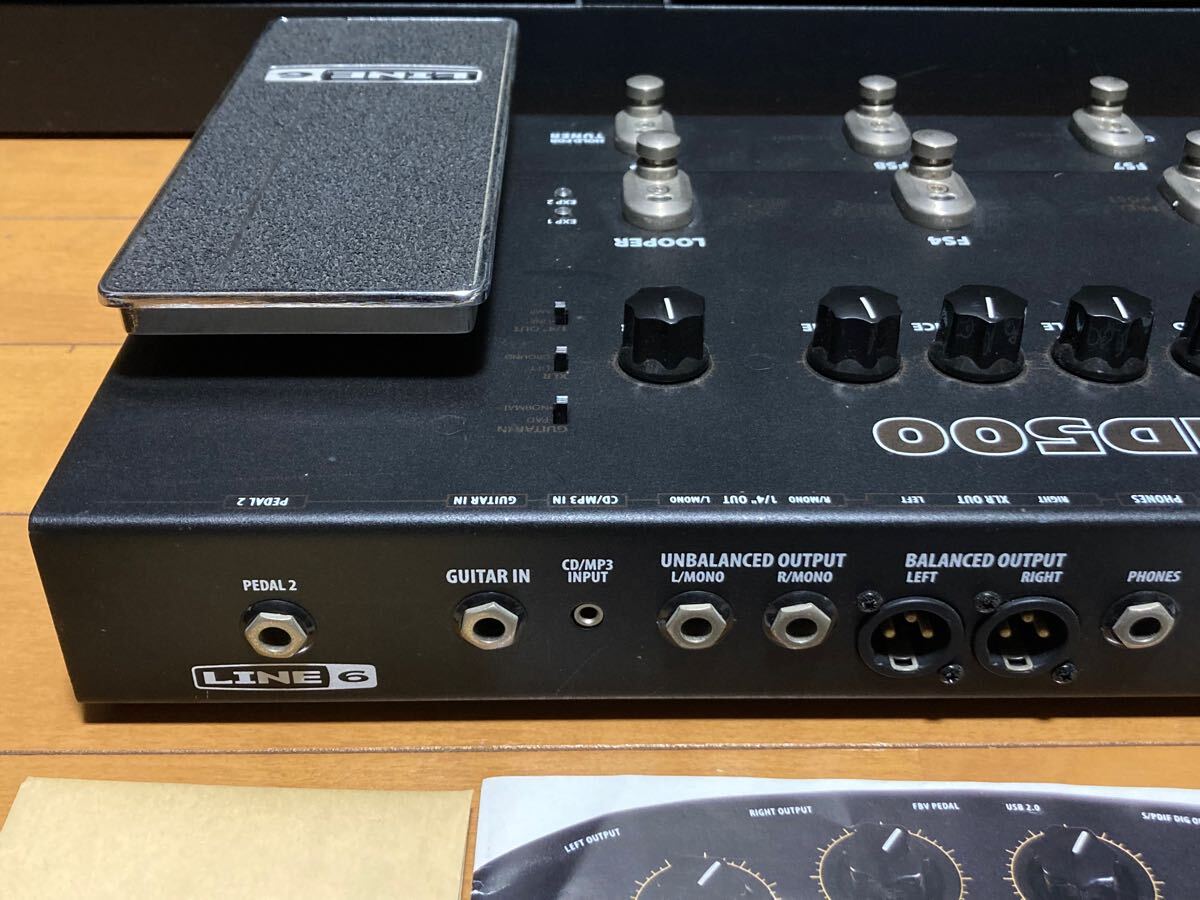 ☆歴史的名機! Line6 POD HD500 ライン6 アンプシミュレーター マルチ