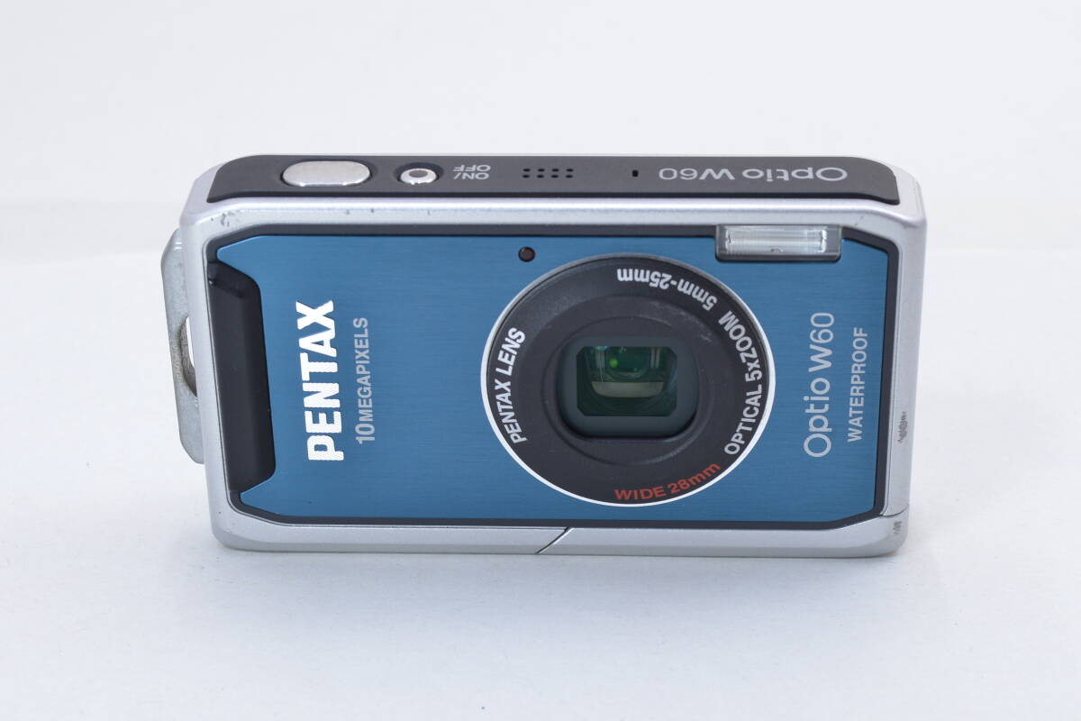 W60 PENTAX Optio 防水デジタルカメラ バッテリー充電器付き デジタル 