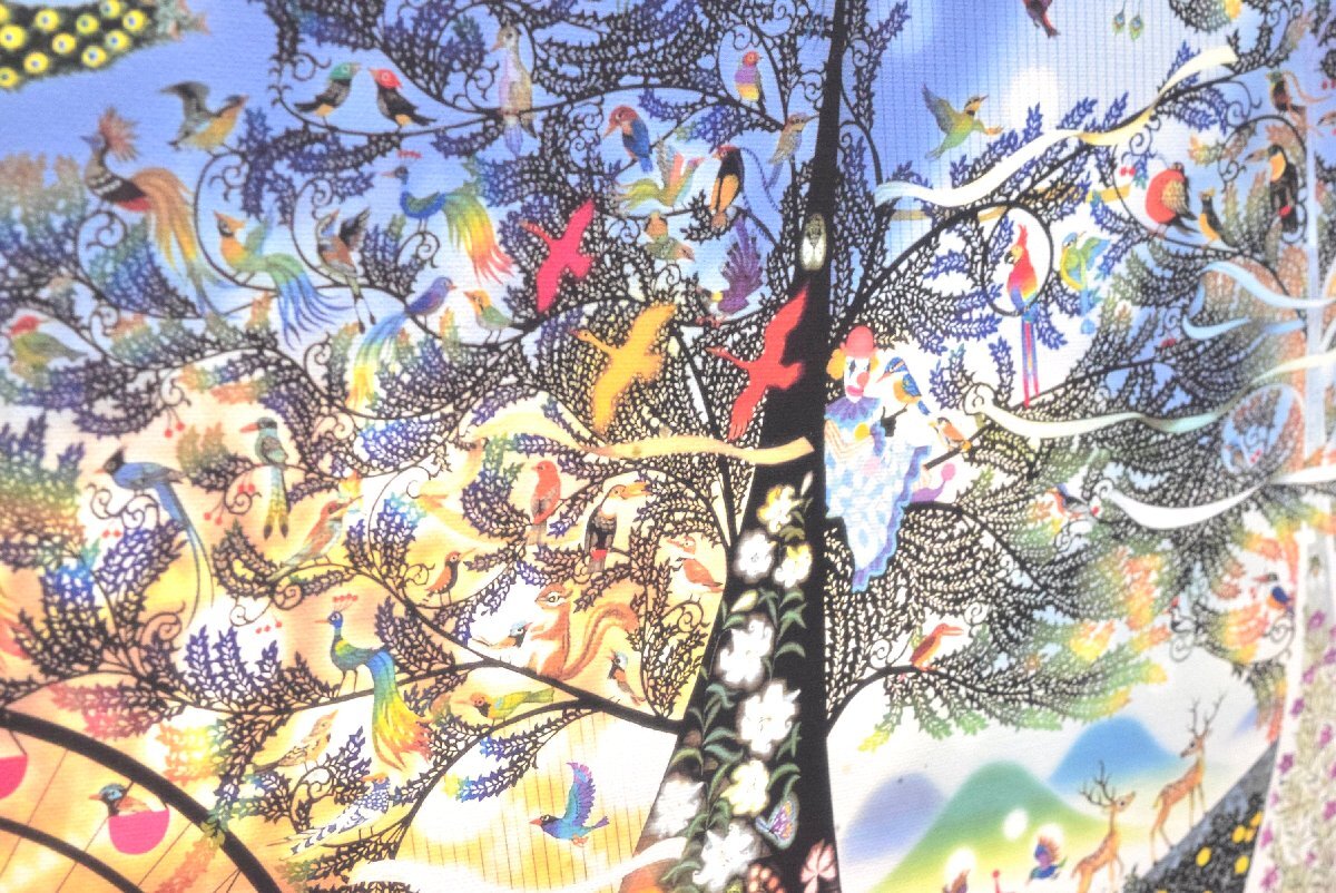 1-29513)藤城清治『生命讃歌』53/300 ジクレー 直筆サイン 絵画 額装