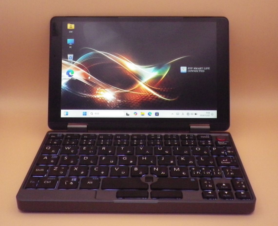 FFF ノートパソコン 8インチ UMPC Windows11 日本語キーボード FFF