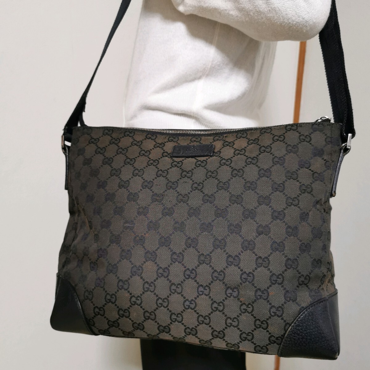 GUCCI グッチ GGキャンバス ショルダーバッグ トートバッグ 