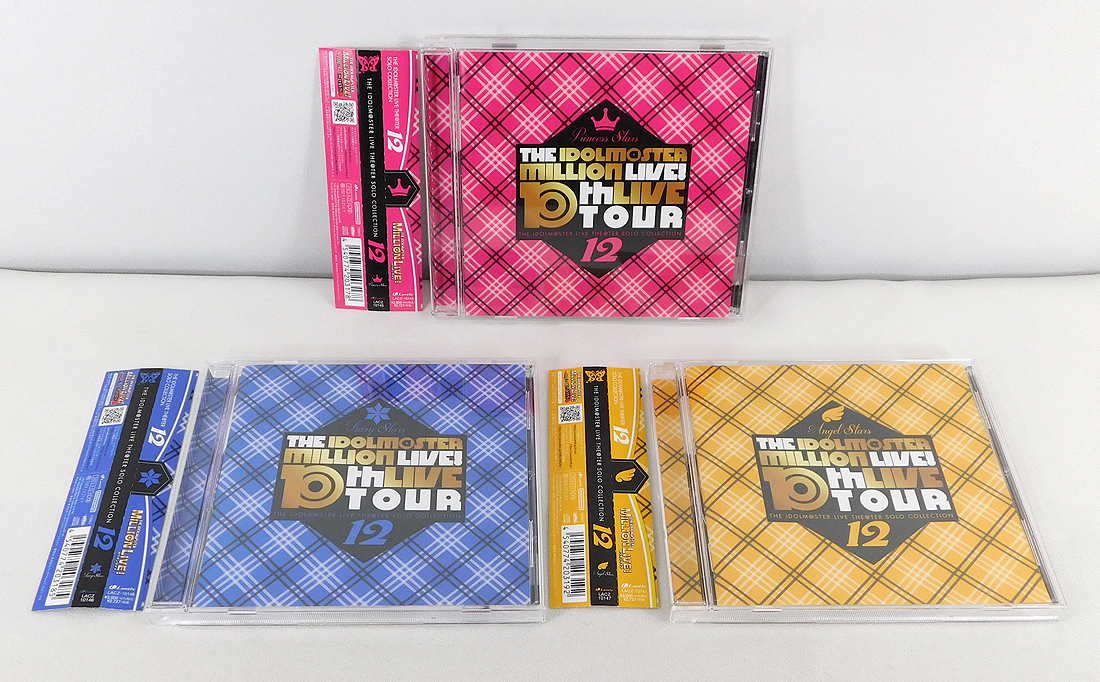 受注販売CD「THE IDOLM@STER LIVE THE@TER SOLO COLLECTION 12 Princess・Fairy・Angel Stars 3枚セット」アイマス ミリマス 10th LIVE