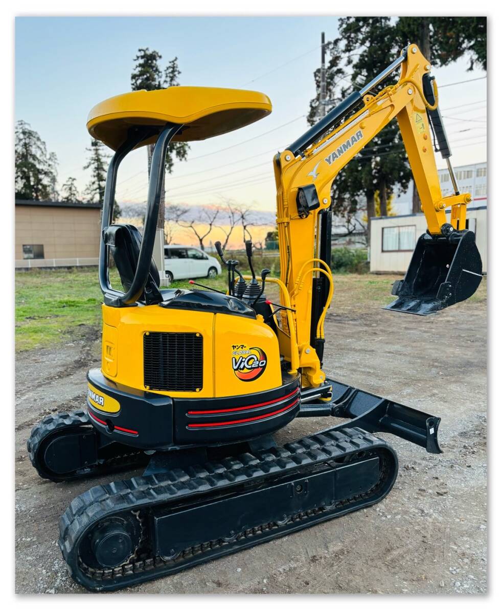 ヤンマー YANMAR ★ VIO 20★ 1436 時間★ 2T クラス ★ 油圧ショベル★ミニユンボ ★ゴムクローラー ★ 倍速付き★栃木県_1
