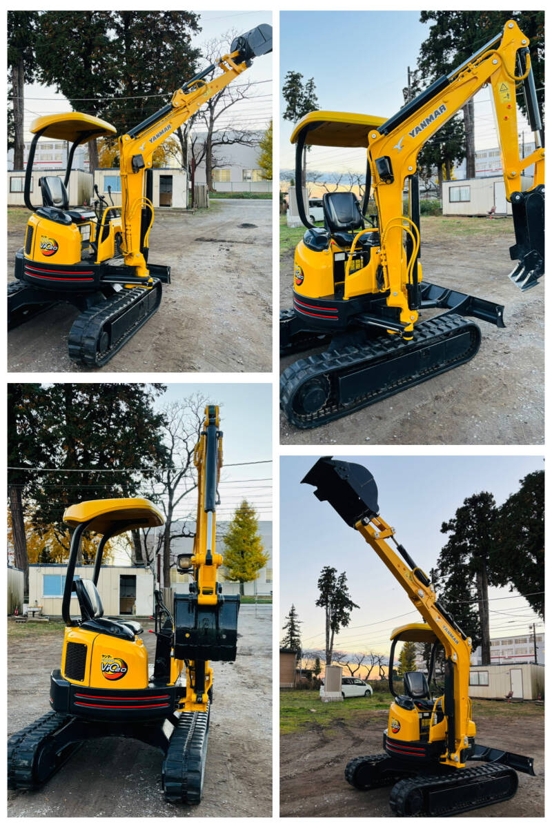 ヤンマー YANMAR ★ VIO 20★ 1436 時間★ 2T クラス ★ 油圧ショベル★ミニユンボ ★ゴムクローラー ★ 倍速付き★栃木県_5