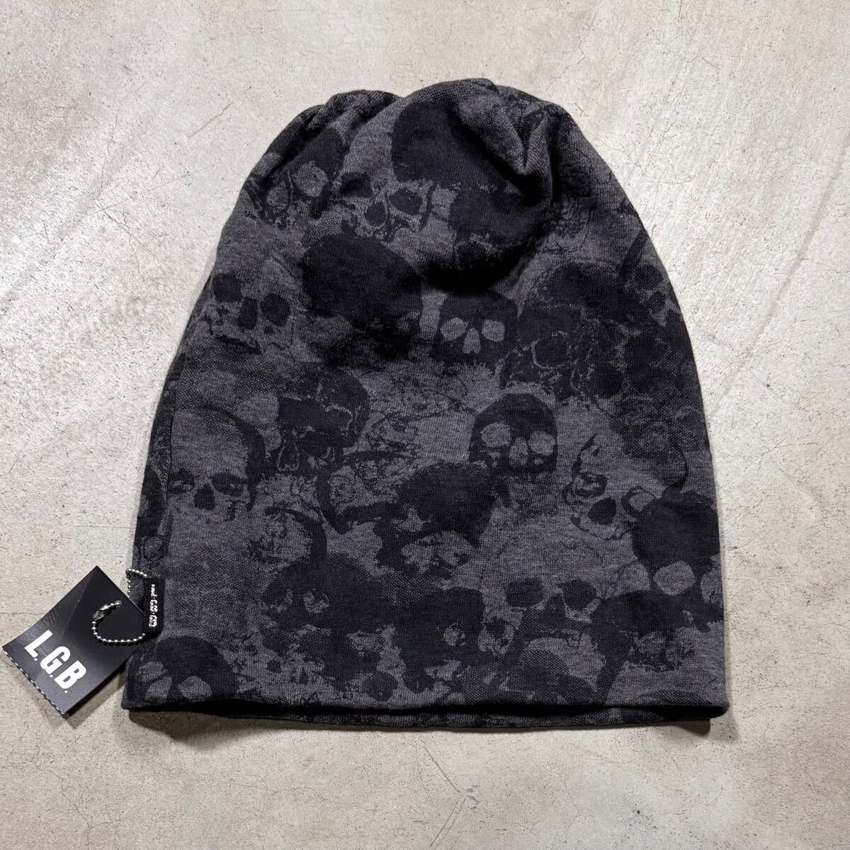 archive L.G.B. ニット帽　激レア 00s L.G.B. Archive Skull Beanie rare ifsixwasnine cap ルグラン