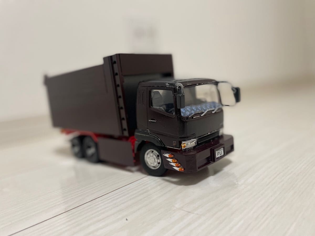 デコトラ、プロフィア、デカ箱、ダンプ、1／32、完成品 デコトラ・デカ箱ダンプ・プロフィア・1／32・完成品・プラモデル