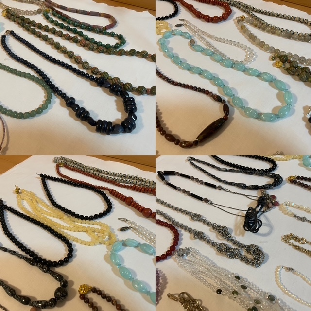 ★中古まとめ★ネックレスなど まとめ売り 天然石、ビーズ等 詳細不明 アクセサリー 現状品_4