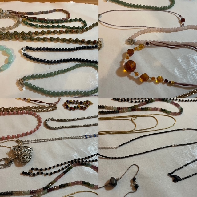 ★中古まとめ★ネックレスなど まとめ売り 天然石、ビーズ等 詳細不明 アクセサリー 現状品_5