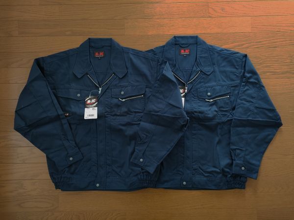新品未使用★作業服　自重堂　90500ブルゾン(EL(3L))　ネイビー　2枚セット_1