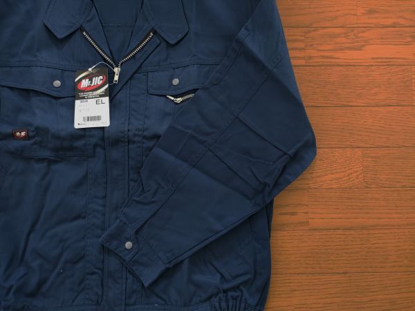 新品未使用★作業服　自重堂　90500ブルゾン(EL(3L))　ネイビー　2枚セット_5