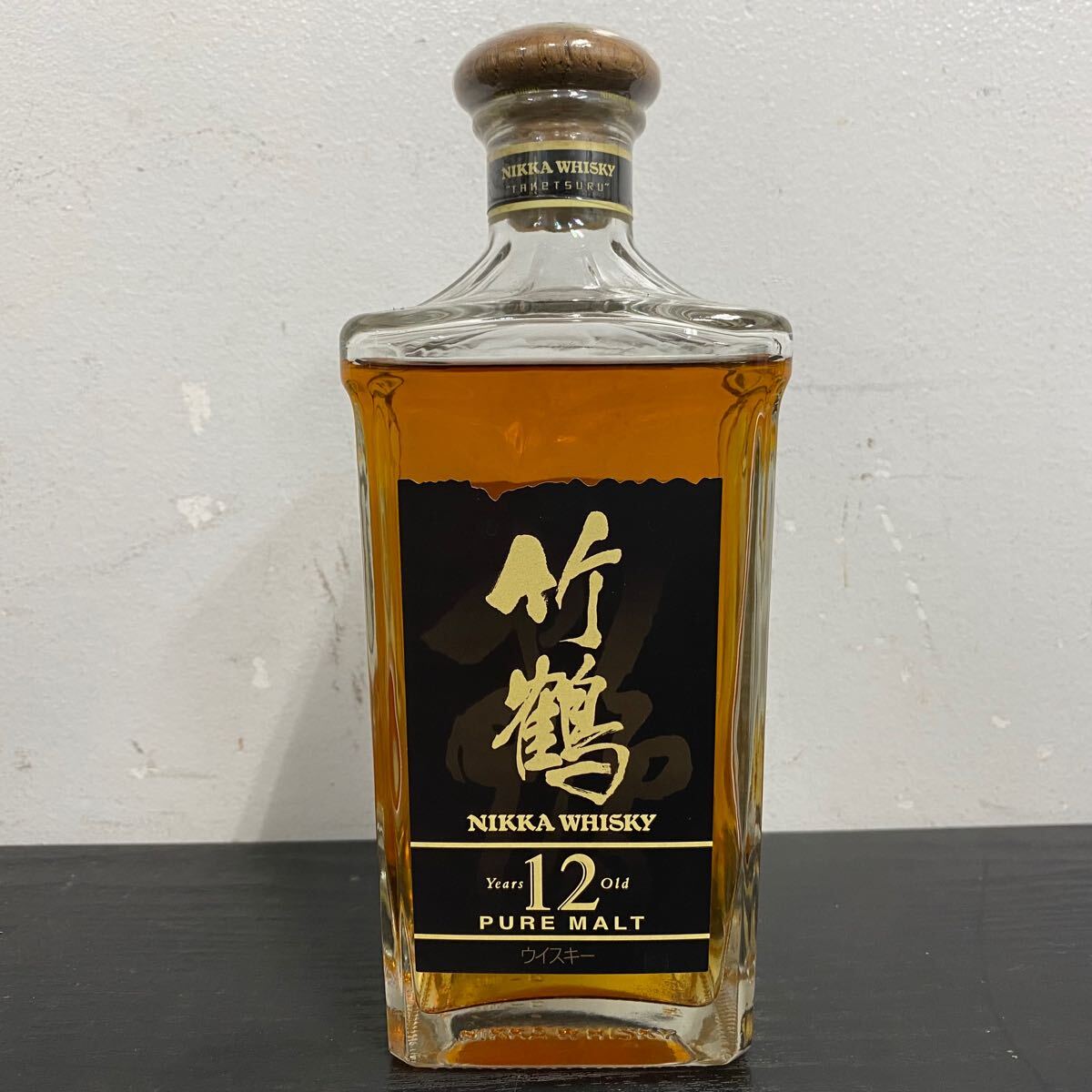 DD203 未開栓 NIKKA ニッカ 竹鶴 12年 ピュアモルト 角瓶 ウイスキー