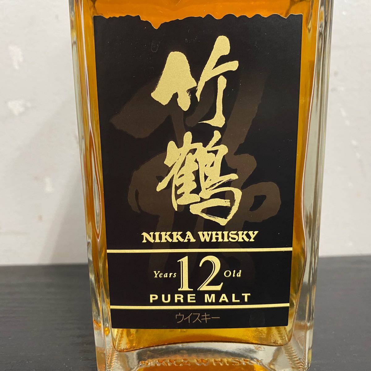 DD203 未開栓 NIKKA ニッカ 竹鶴 12年 ピュアモルト 角瓶 ウイスキー