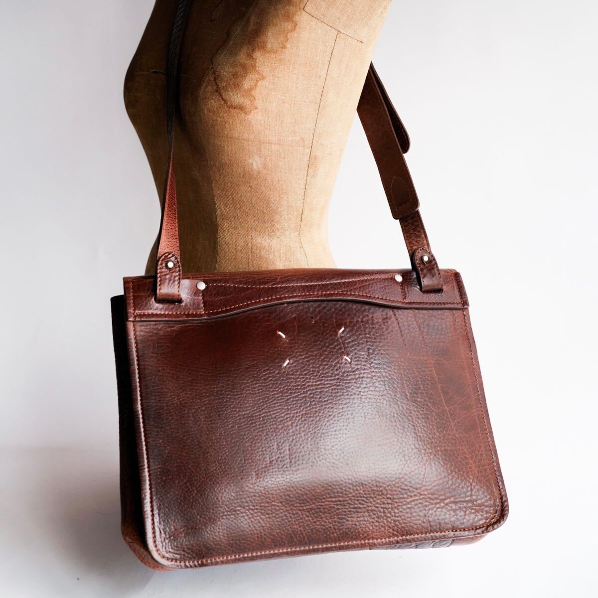 2014AW Martin Martin Margiela マルジェラ メッセンジャーバッグ 本革