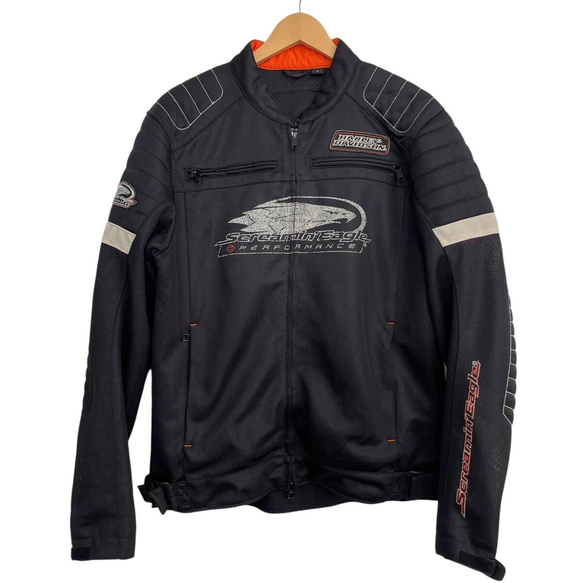 美品】 HARLEY DAVIDSON Screamin'Eagle メッシュジャケット 黒系