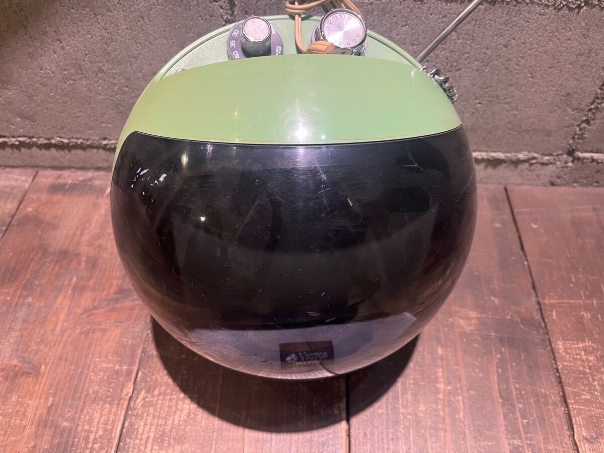 希少Victor/ビクター 球形テレビ 9T-11 フリフリQ スペースエイジ 球体