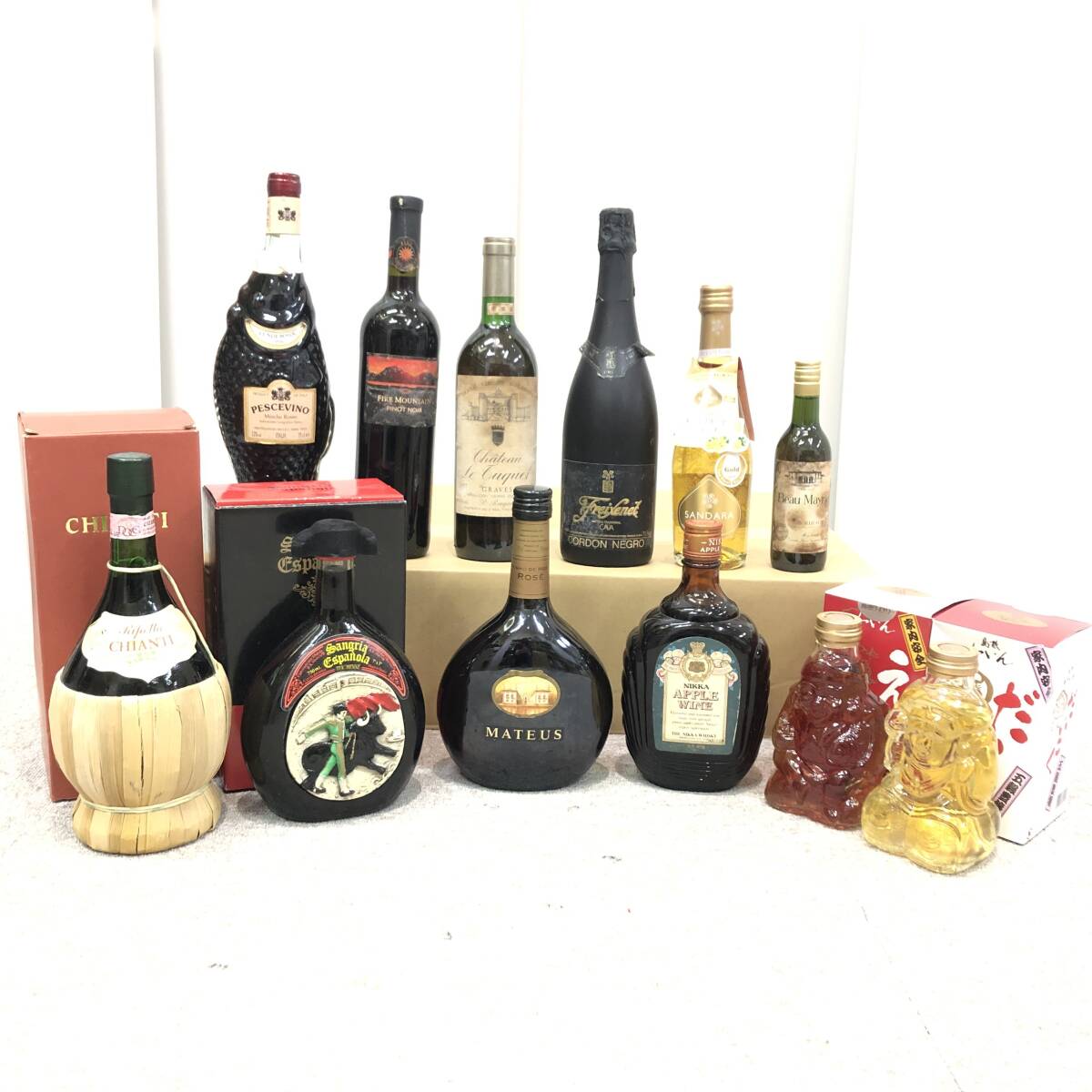 ☆未開栓 お酒まとめ ワイン 果実酒 発泡酒 12本 まとめセット 古酒