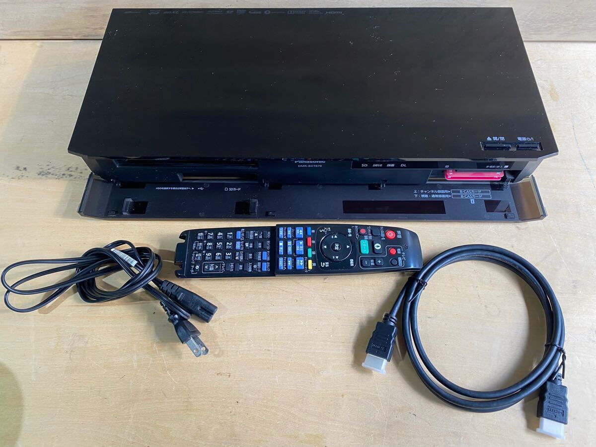 H1-1-122903 美品 Panasonic パナソニック ブルーレイレコーダー DMR 
