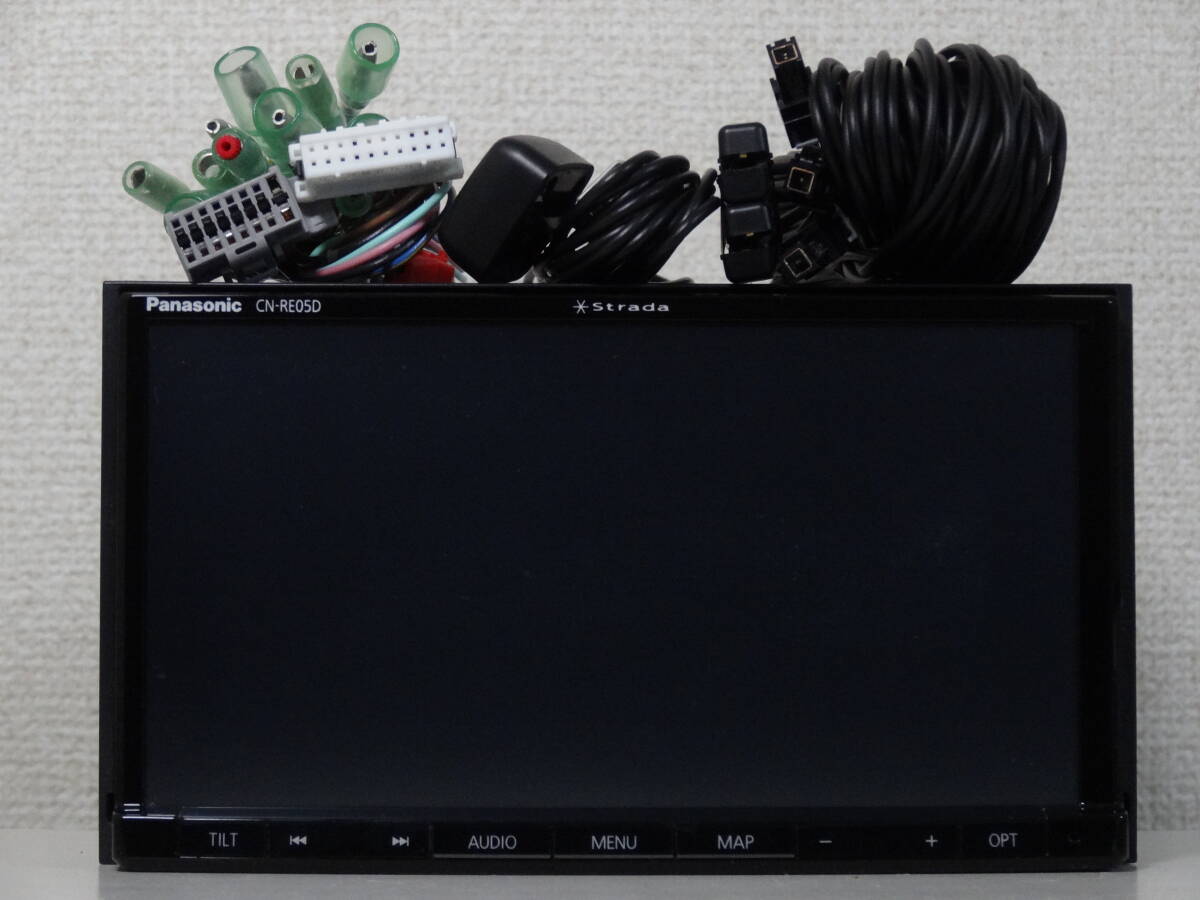 車 Panasonic CN-RE03D カーナビ配線セットマップSDはありません