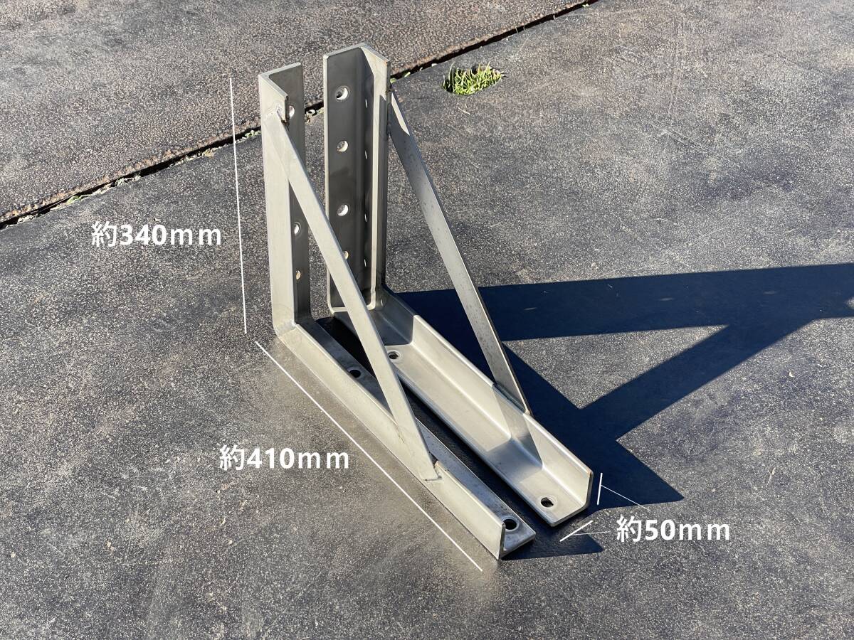 工具箱用ステー金具☆ステンレス製☆340×410mm☆即決☆デコトラ☆02C 