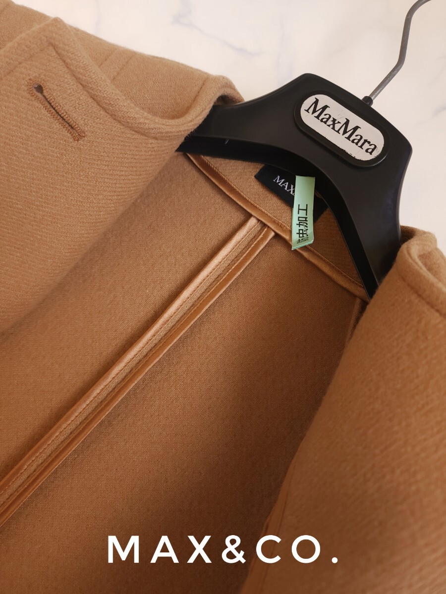 美品 マックス&コー バイカラー コート 美品☆Max&Co マックスアンド 