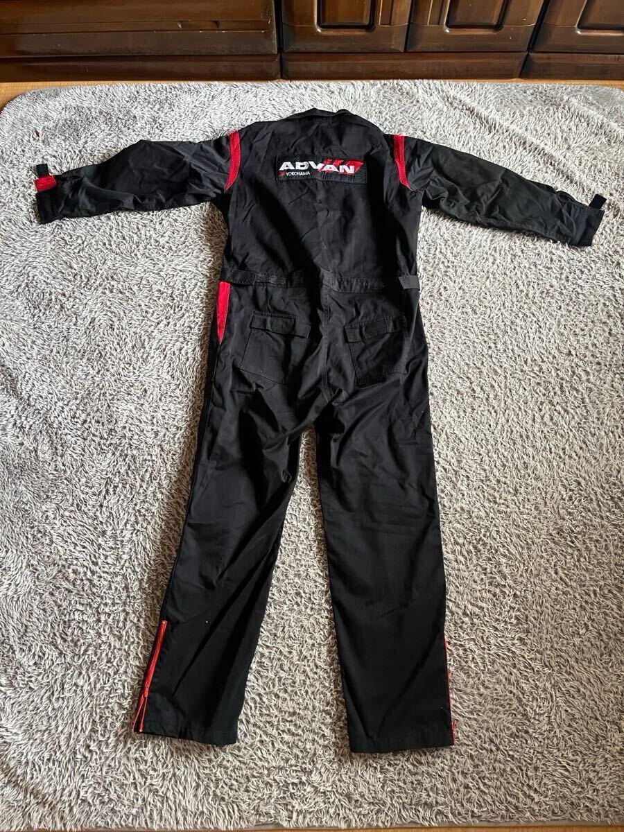 ADVAN つなぎ オーバーオール ヨコハマタイヤ アドバン L？ XL？ アドバン ADVAN つなぎ 2着セット 制服・ワークウェア スーツ