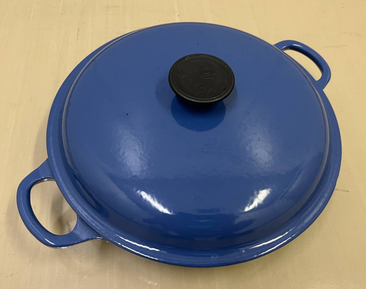 LE CREUSET／ル・クルーゼ 鋳物 ホーロー 26cm ブュッフェキャセロール