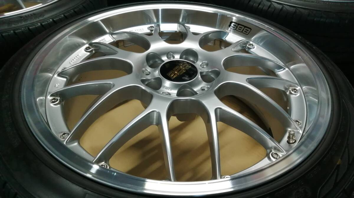 BBS RS-GT 5H-114.3 ◇8.5j×19+38 / 9.5j×19+38 中古品