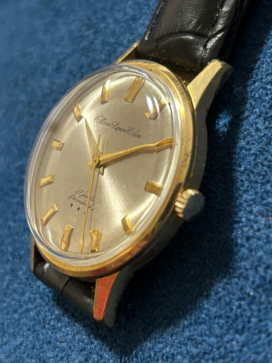 CITIZEN SUPER HI-LINE 27JEWELS PARASHOCK シチズン・スーパーハイ