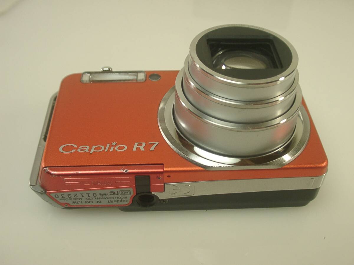 動作確認済み RICOH デジタルカメラ Caplio (キャプリオ) R7 オレンジ