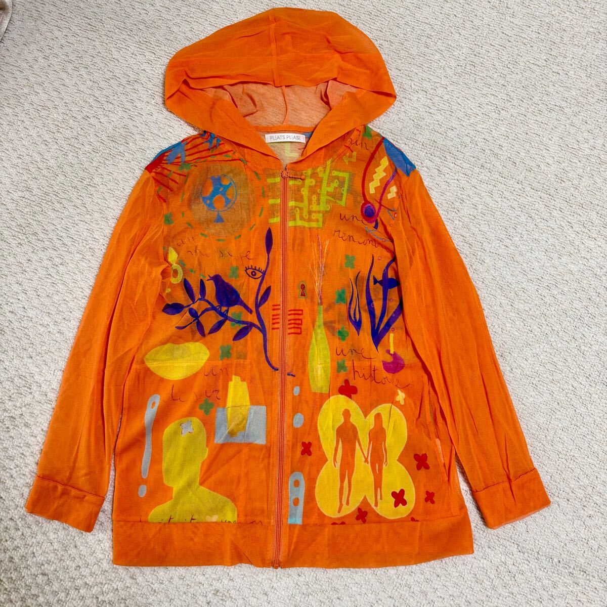 PLEATS PLEASE プリーツプリーズ ISSEY MIYAKE イッセイミヤケ ジップアップ パーカー サイズ5