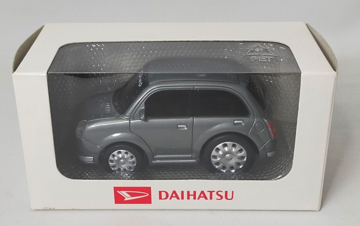 【 ほぼ 新品 】★ 絶版 ★ 非売品 ☆ ディーラー特注 ダイハツ ミラ ジーノ プラチナ グレー メタリック プルバックカー カラーサンプル_10