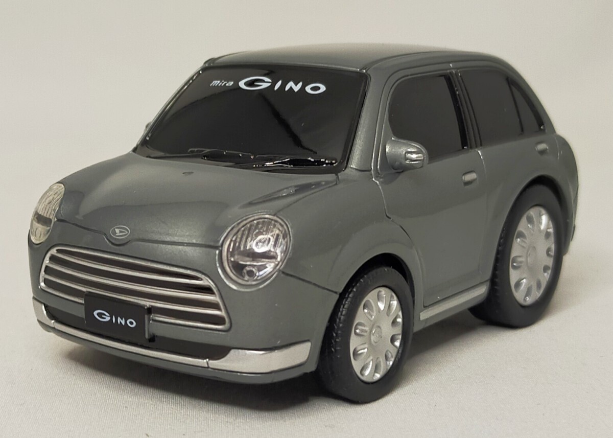 【 ほぼ 新品 】★ 絶版 ★ 非売品 ☆ ディーラー特注 ダイハツ ミラ ジーノ プラチナ グレー メタリック プルバックカー カラーサンプル_2