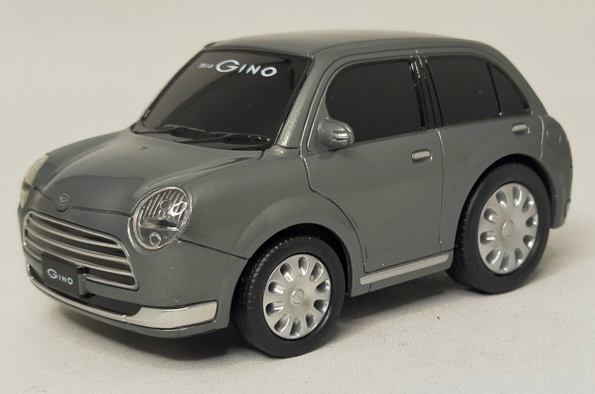 【 ほぼ 新品 】★ 絶版 ★ 非売品 ☆ ディーラー特注 ダイハツ ミラ ジーノ プラチナ グレー メタリック プルバックカー カラーサンプル_4